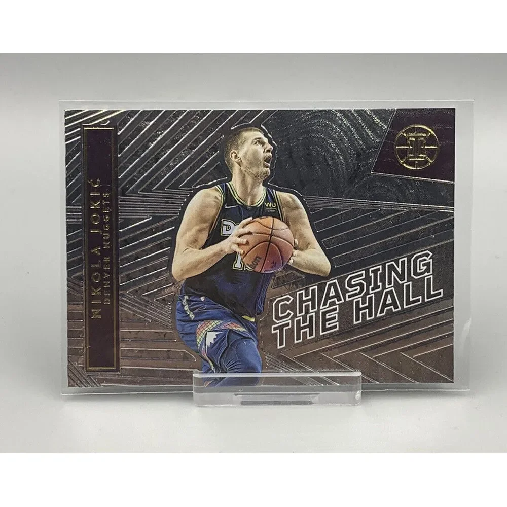 2021-22 Panini‎ Illusions Nikola Jokic Chasing the Hall Insert #4 Denver Nuggets